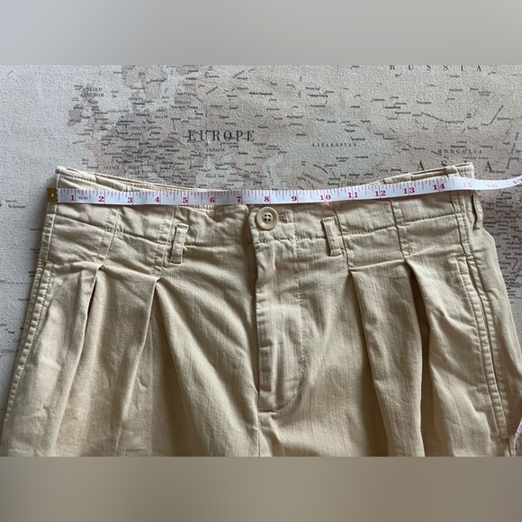 Maeve Anthropologie Remi Wide Leg Cropped Chino Pants Size 10 - Picture 10 of 15